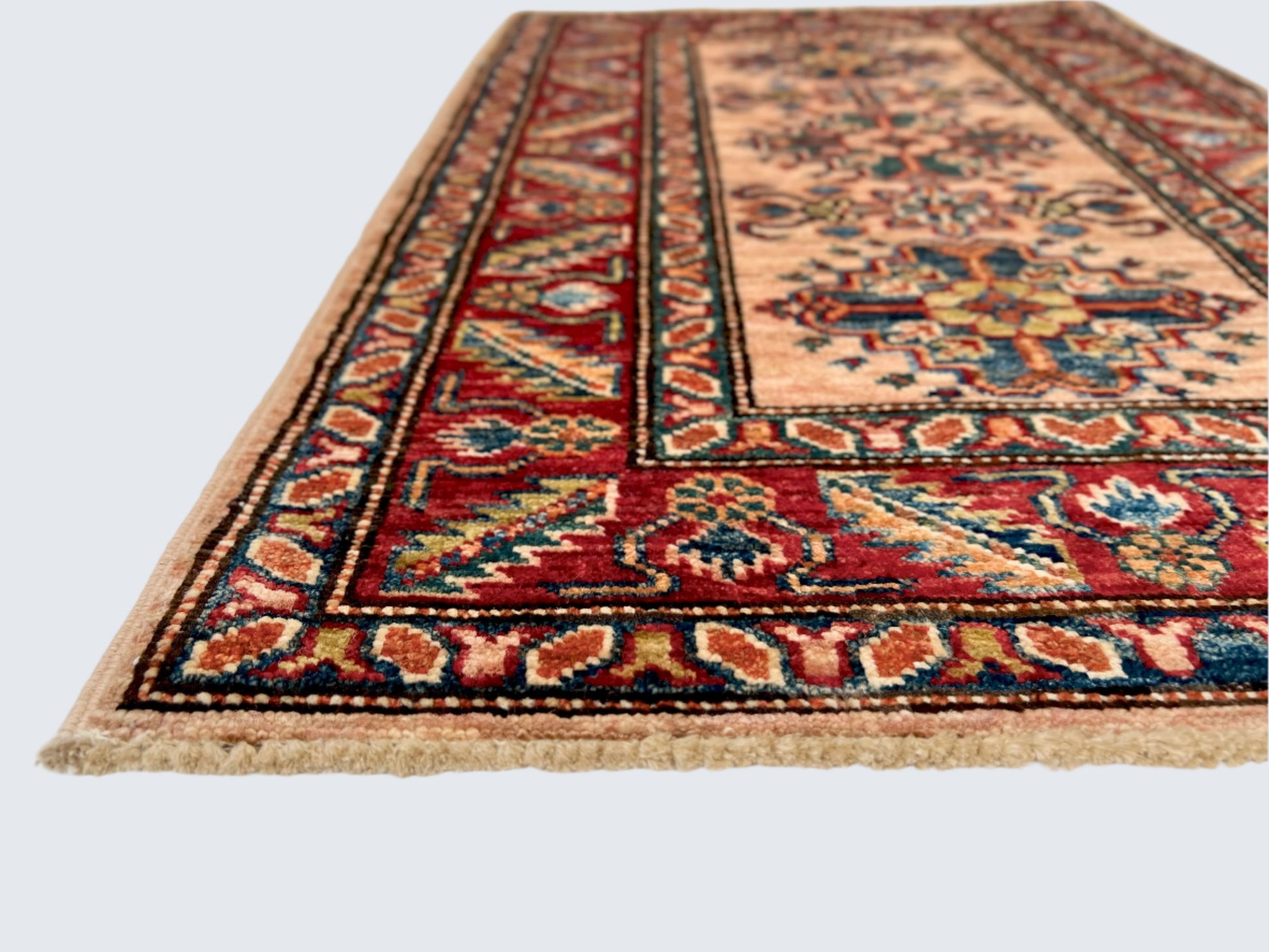 Super Kazak (1'11"x3'00") adobe/red - Nuvé
