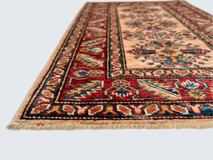 Super Kazak (1'11"x3'00") adobe/red - Nuvé