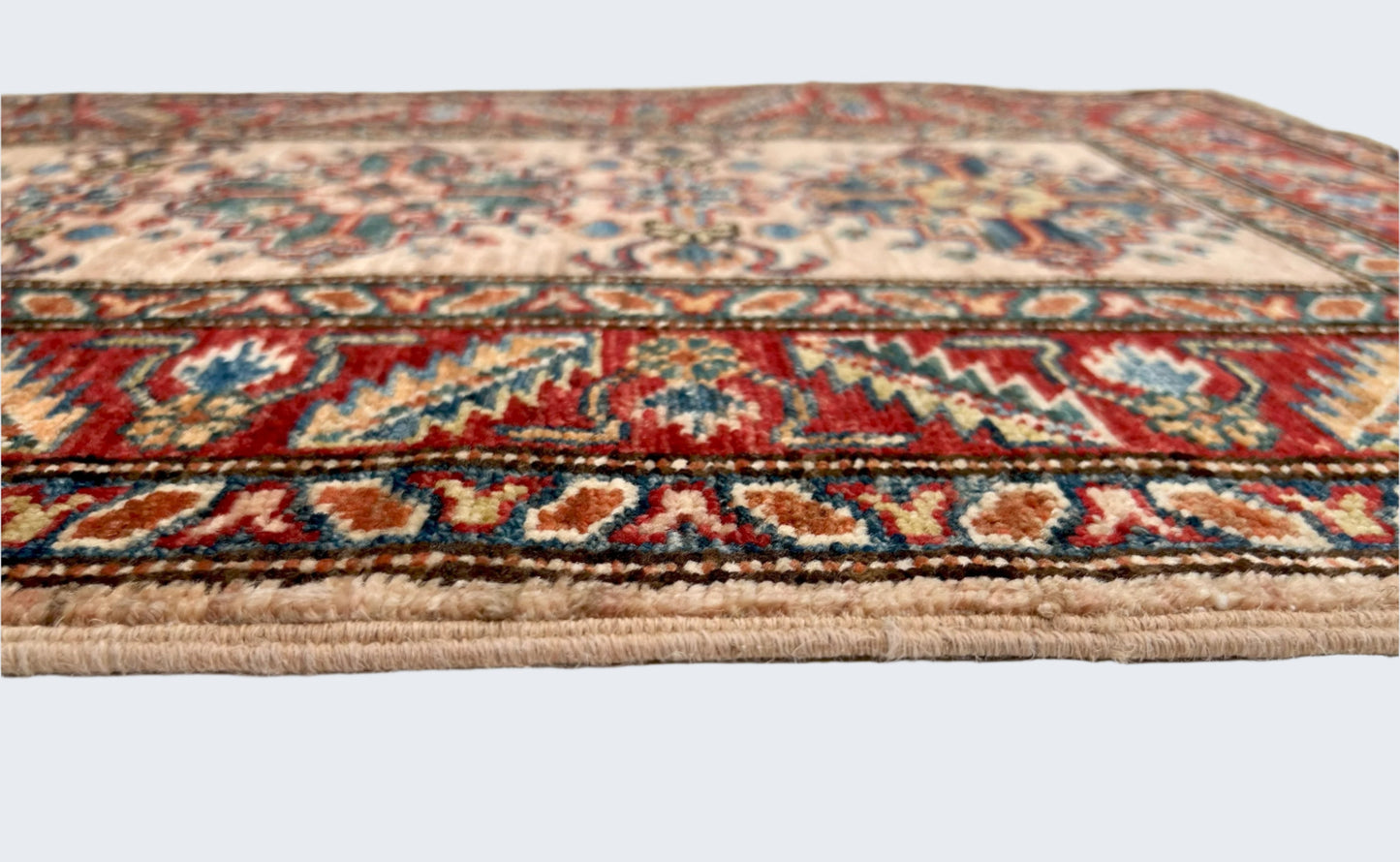 Super Kazak (1'11"x3'00") adobe/red - Nuvé