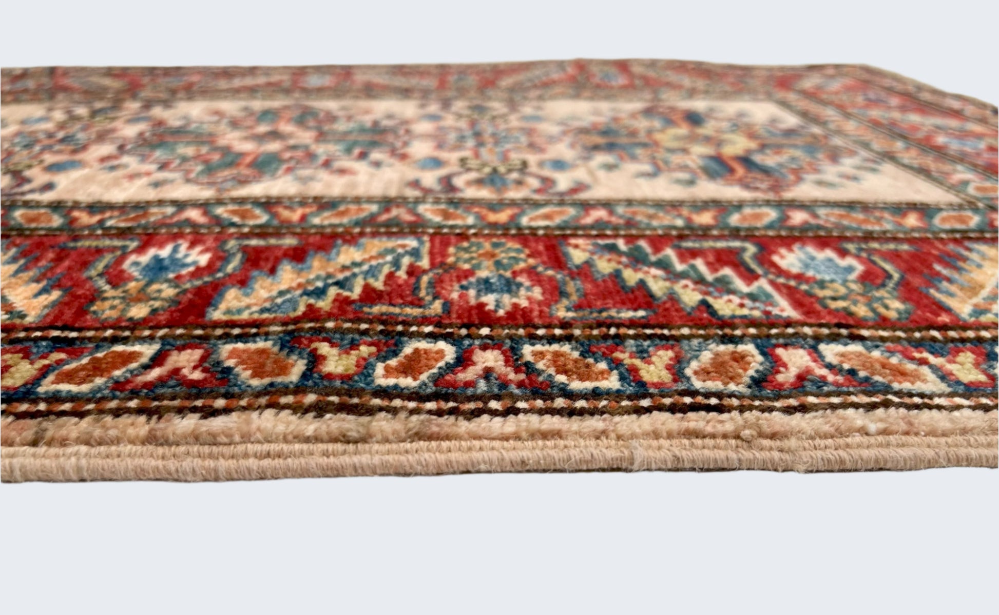 Super Kazak (1'11"x3'00") adobe/red - Nuvé