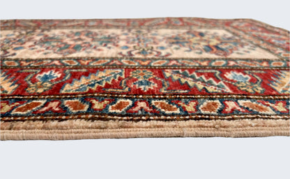 Super Kazak (1'11"x3'00") adobe/red - Nuvé