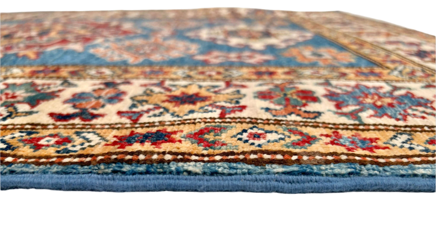Super Kazak (2'11"x4'00") denim blue/ivory - Nuvé