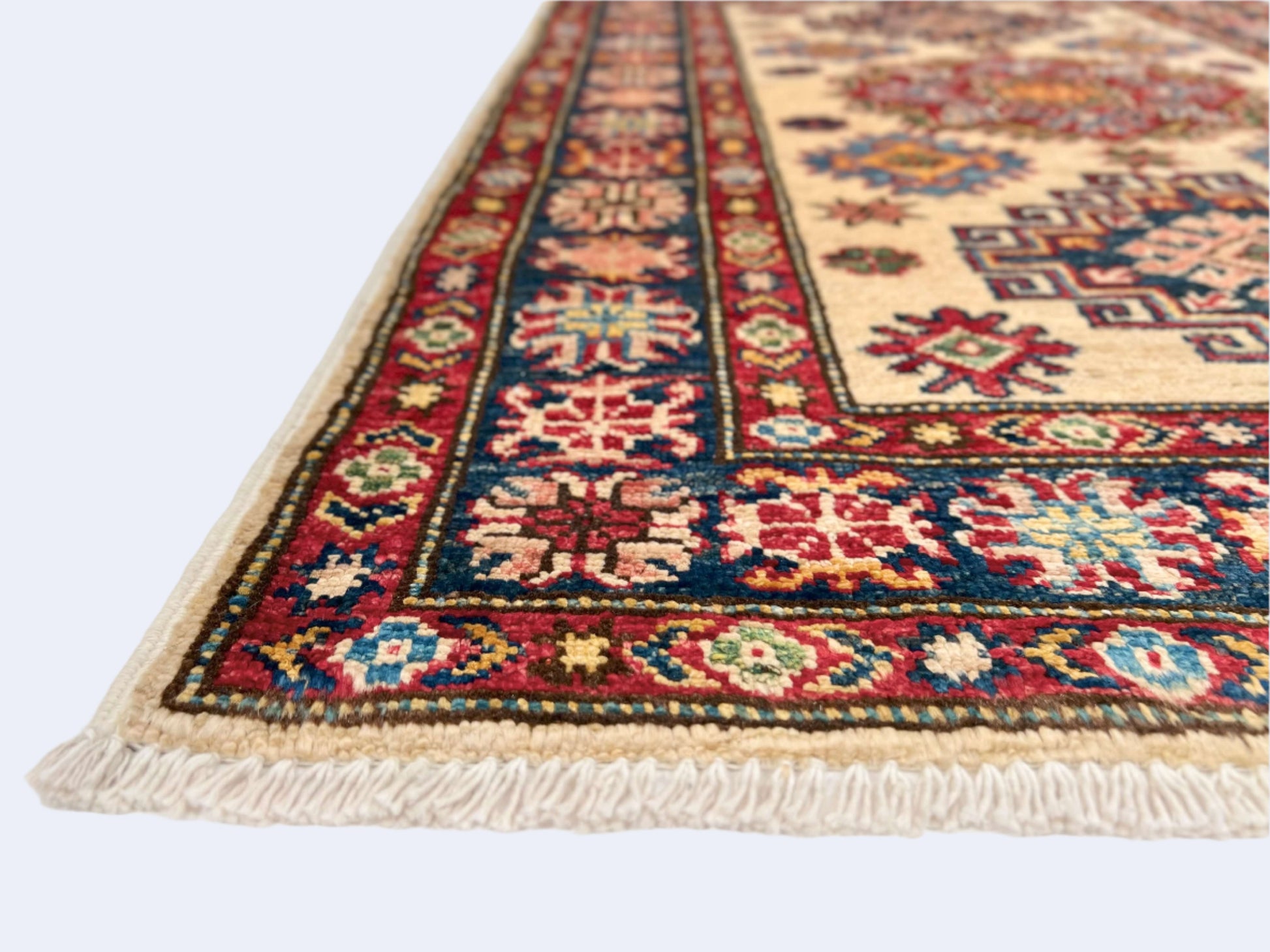 Super Kazak (2'08"x3'11") ivory/navy - Nuvé