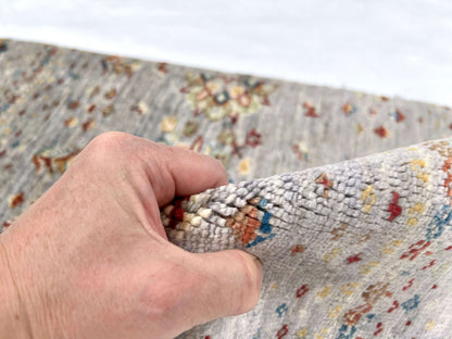 Afghan Gabbeh (2'00"x2'07") light gray - Nuvé