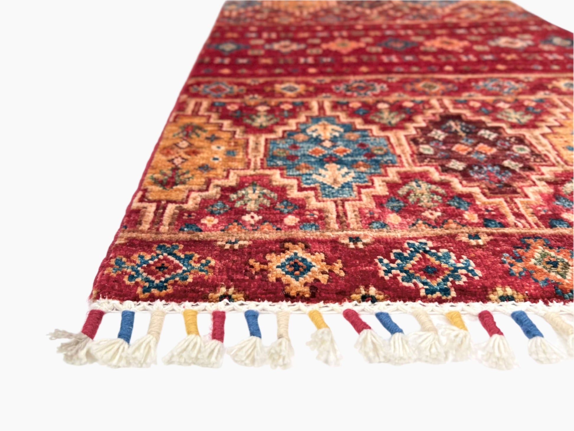 Afghan Khorjin (2'00"x3'03") red - Nuvé