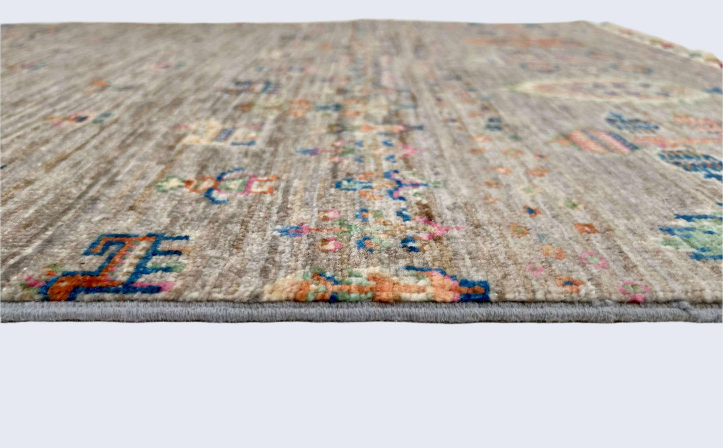 Afghan Gabbeh (2'07"x3'09") light gray - Nuvé