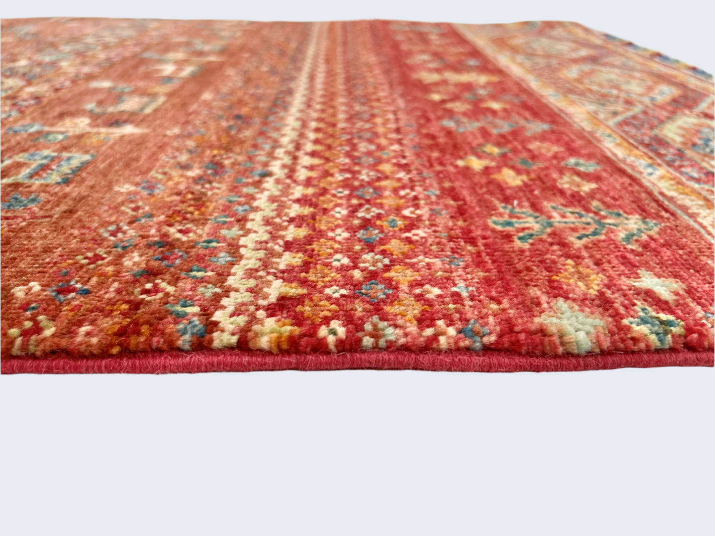 Afghan Khorjin-Gabbeh (2'06"x4'02") rust/red - Nuvé
