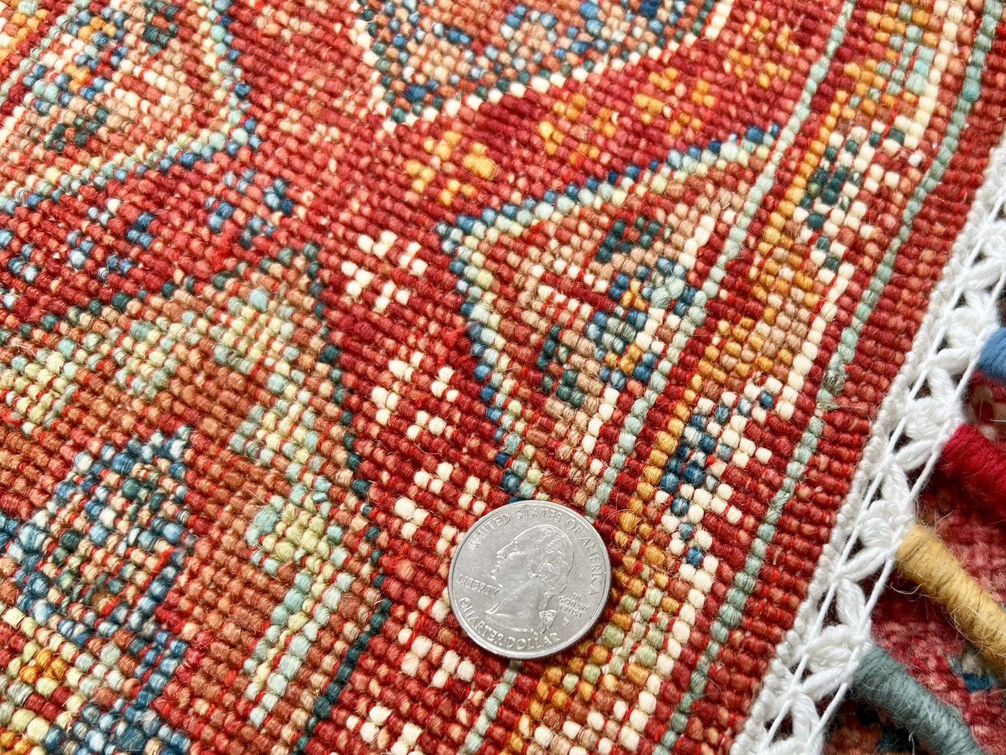 Afghan Khorjin-Gabbeh (2'06"x4'02") rust/red - Nuvé