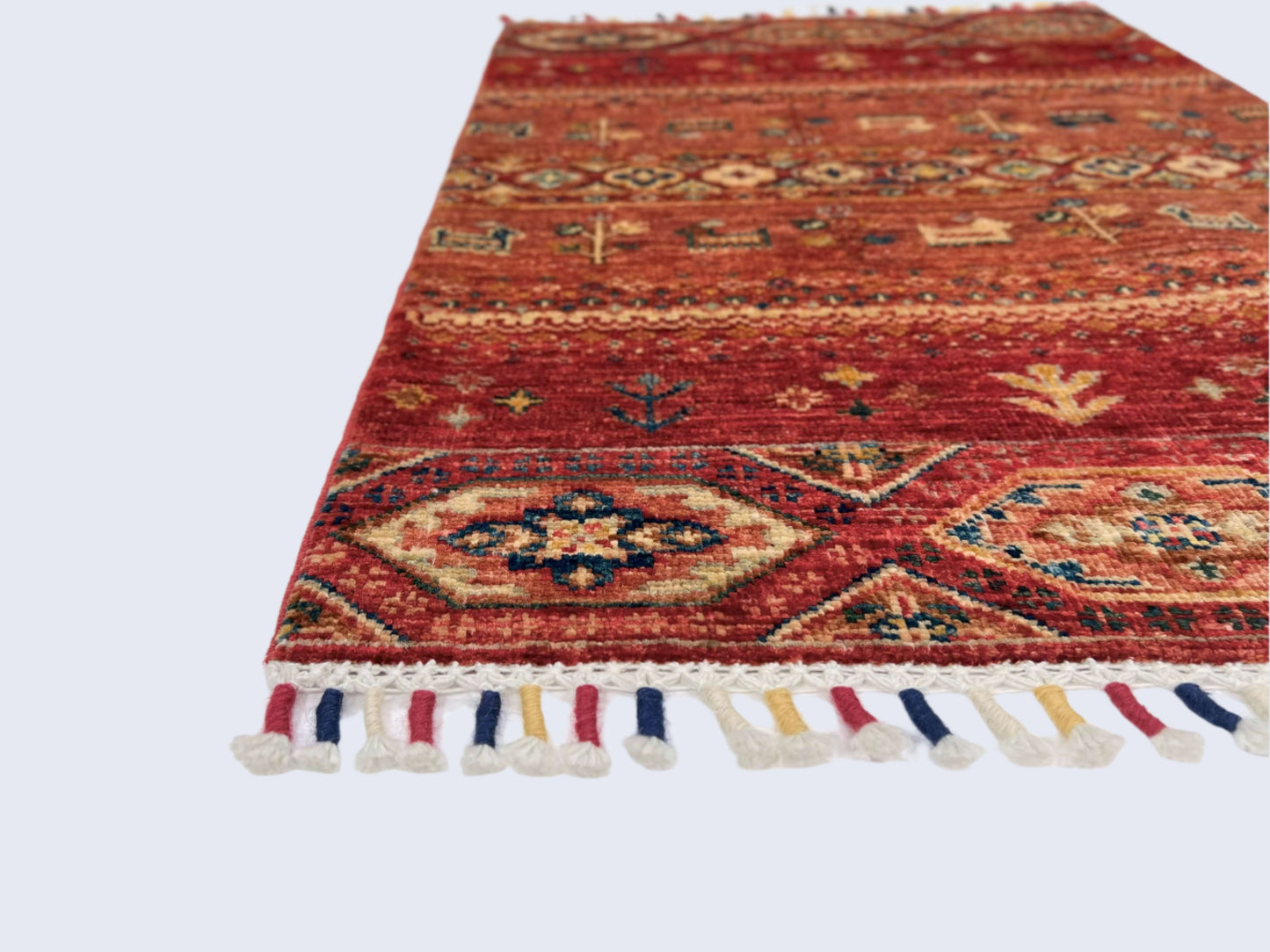 Afghan Khorjin-Gabben (2'08"x3'10") red/rust - Nuvé