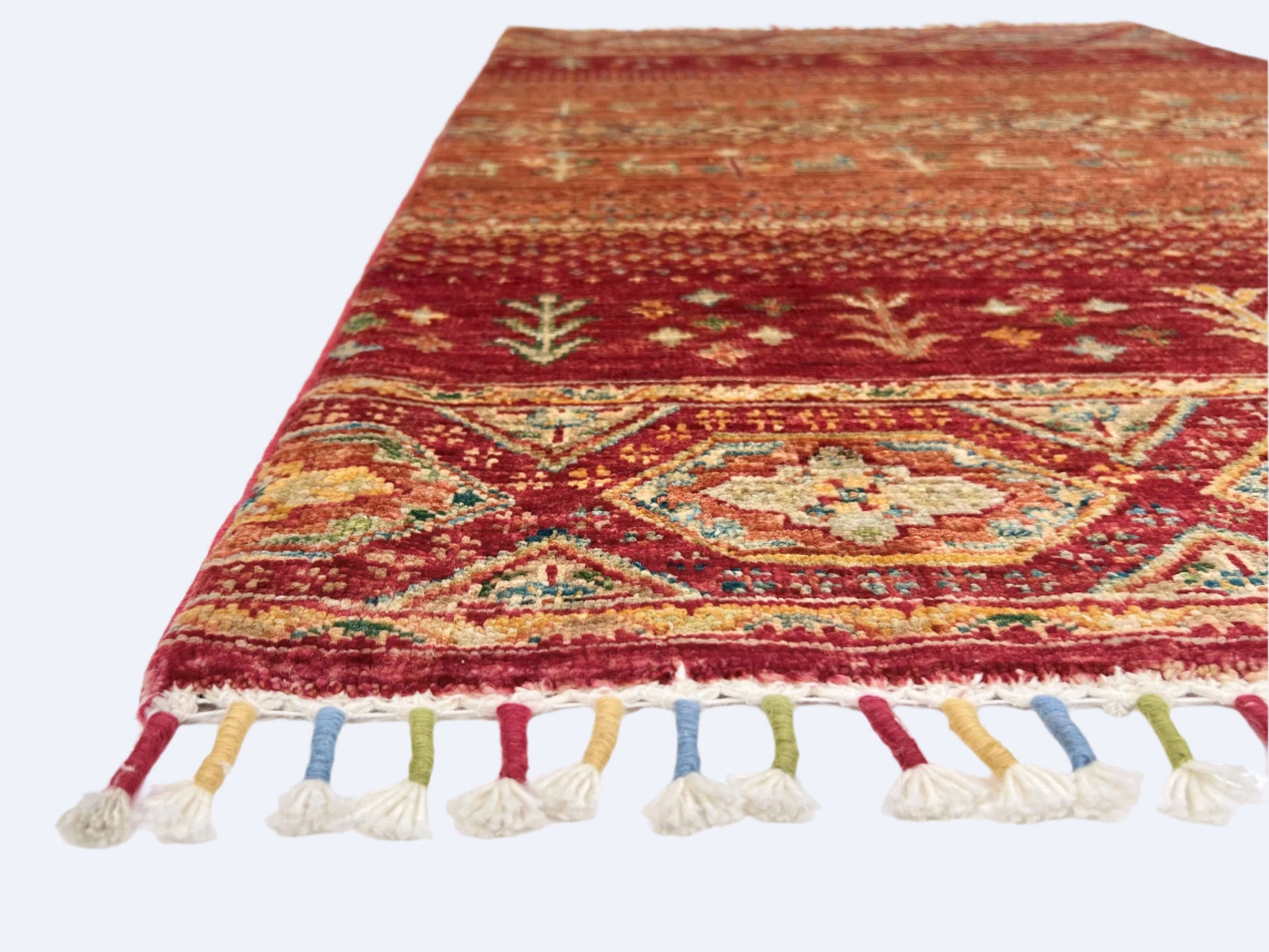 Afghan Khorjin-Gabben (2'08"x3'10") red/rust - Nuvé
