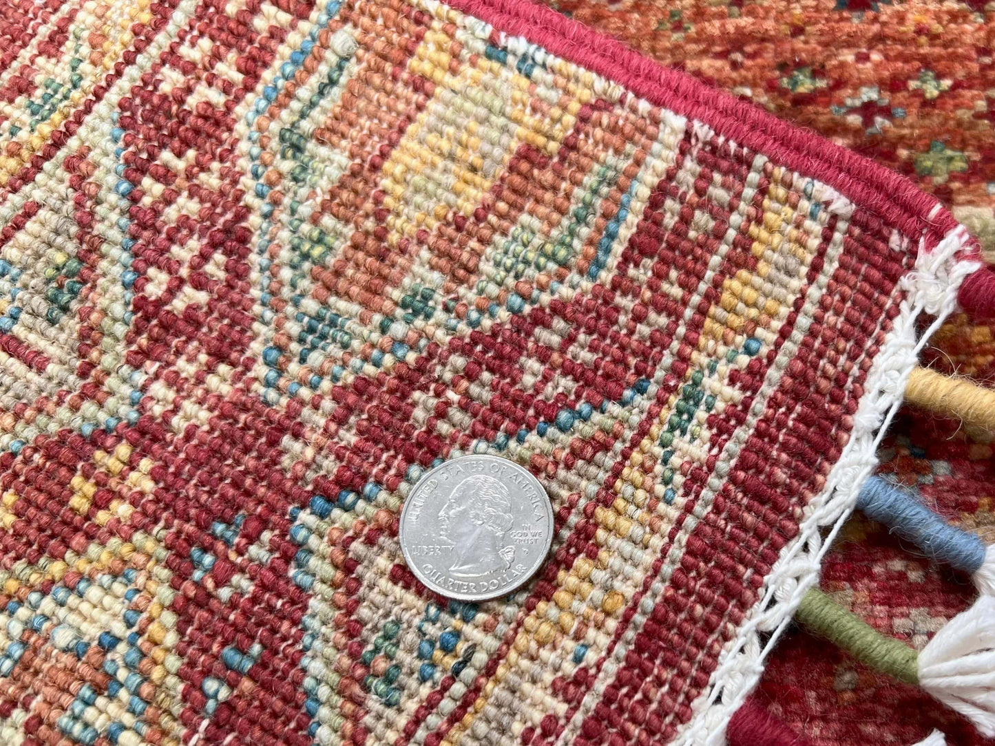 Afghan Khorjin-Gabben (2'08"x3'10") red/rust - Nuvé