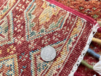 Afghan Khorjin-Gabben (2'08"x3'10") red/rust - Nuvé