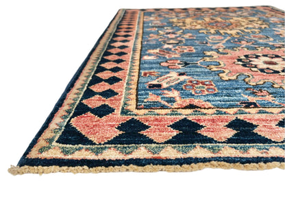 Afghan Ariana (2'09"x3'10") blue/navy - Nuvé
