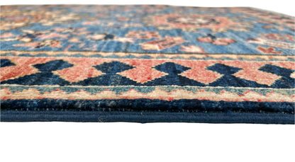 Afghan Ariana (2'09"x3'10") blue/navy - Nuvé