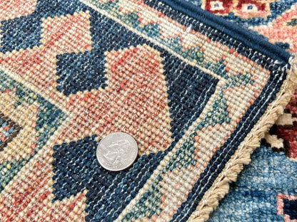 Afghan Ariana (2'09"x3'10") blue/navy - Nuvé