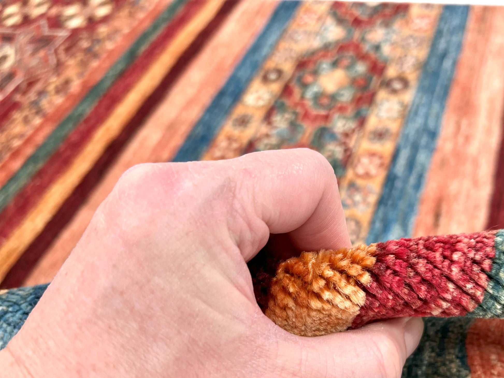 Afghan Khorjin (2'09"x4'02") red/multicolor - Nuvé