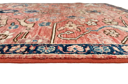 Afghan Ariana (3'00"x4'10") lt.red/navy - Nuvé