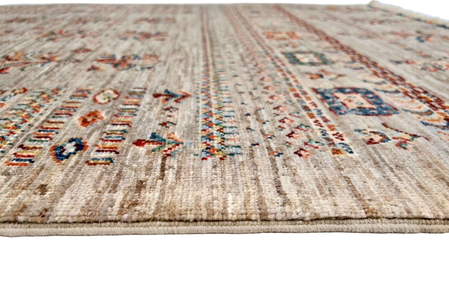 Afghan Khorjin (3'04"x5'00") silver/multicolor - Nuvé