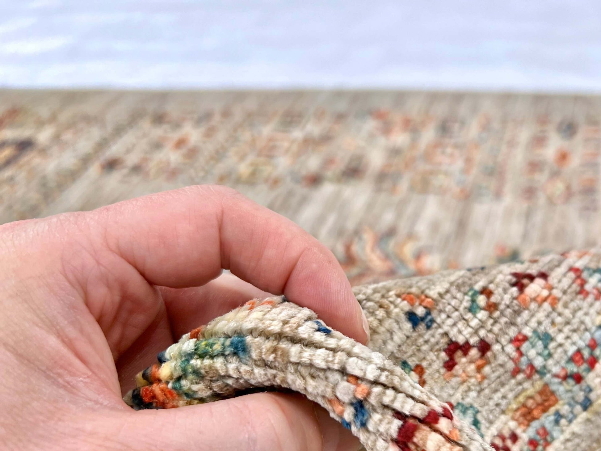 Afghan Khorjin (3'04"x5'00") silver/multicolor - Nuvé