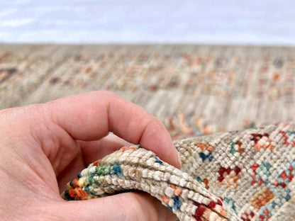 Afghan Khorjin (3'04"x5'00") silver/multicolor - Nuvé