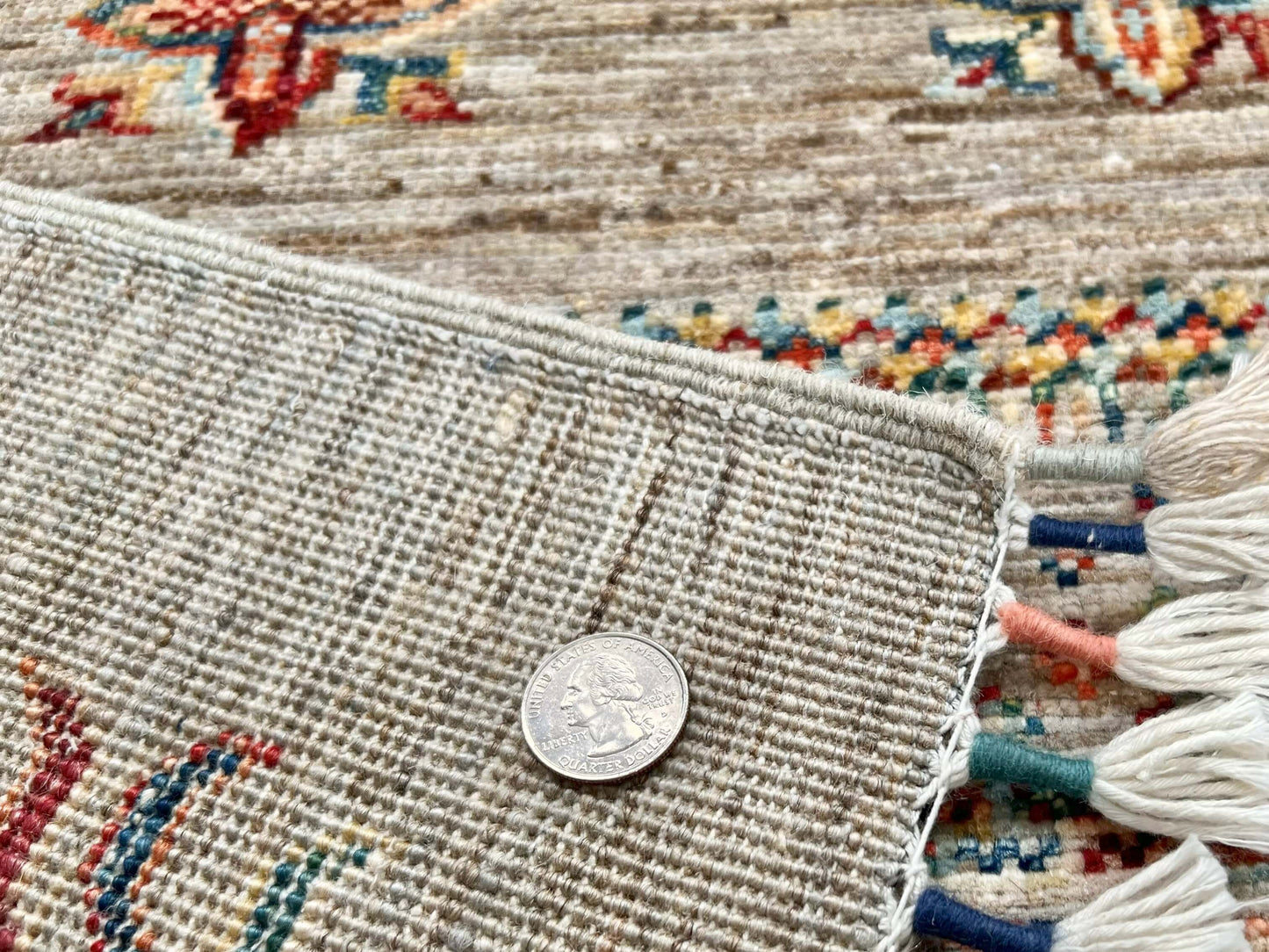 Afghan Khorjin (3'04"x5'00") silver/multicolor - Nuvé