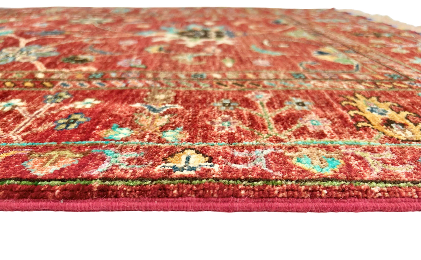 Afghan Aryana (3'04"x5'00") red/turquoise - Nuvé