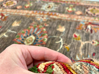 Afghan Khorjin (3'05"x4'10") brown/multicolor - Nuvé
