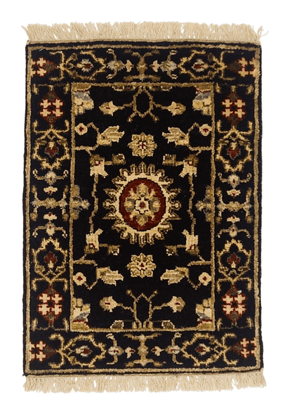 Indo-Persian wool (2x3) black - Nuvé