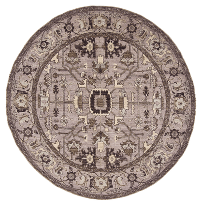 Afghan Heriz (6'00" Round) - Nuvé