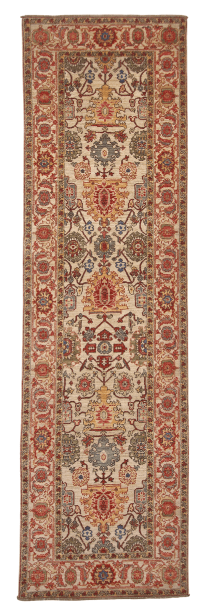 Afghan Serapi (3'00"x10'07") runner - Nuvé