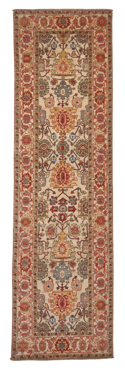 Afghan Serapi (3'00"x10'07") runner - Nuvé