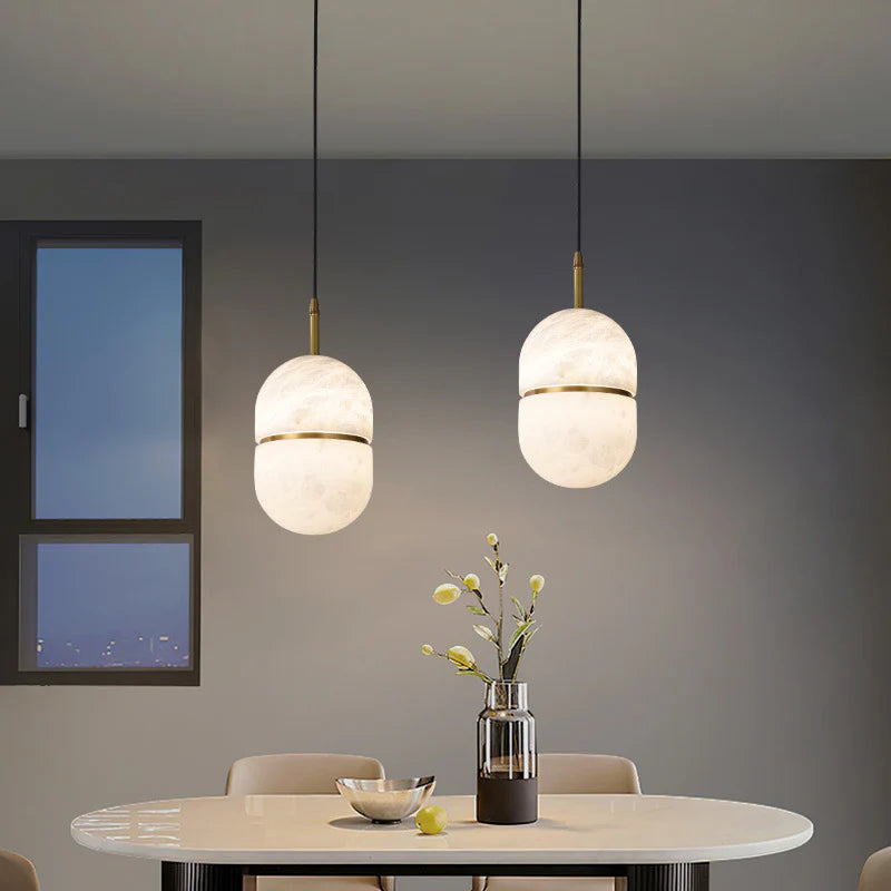 YUM Alabaster Pendant Light - Nuvé