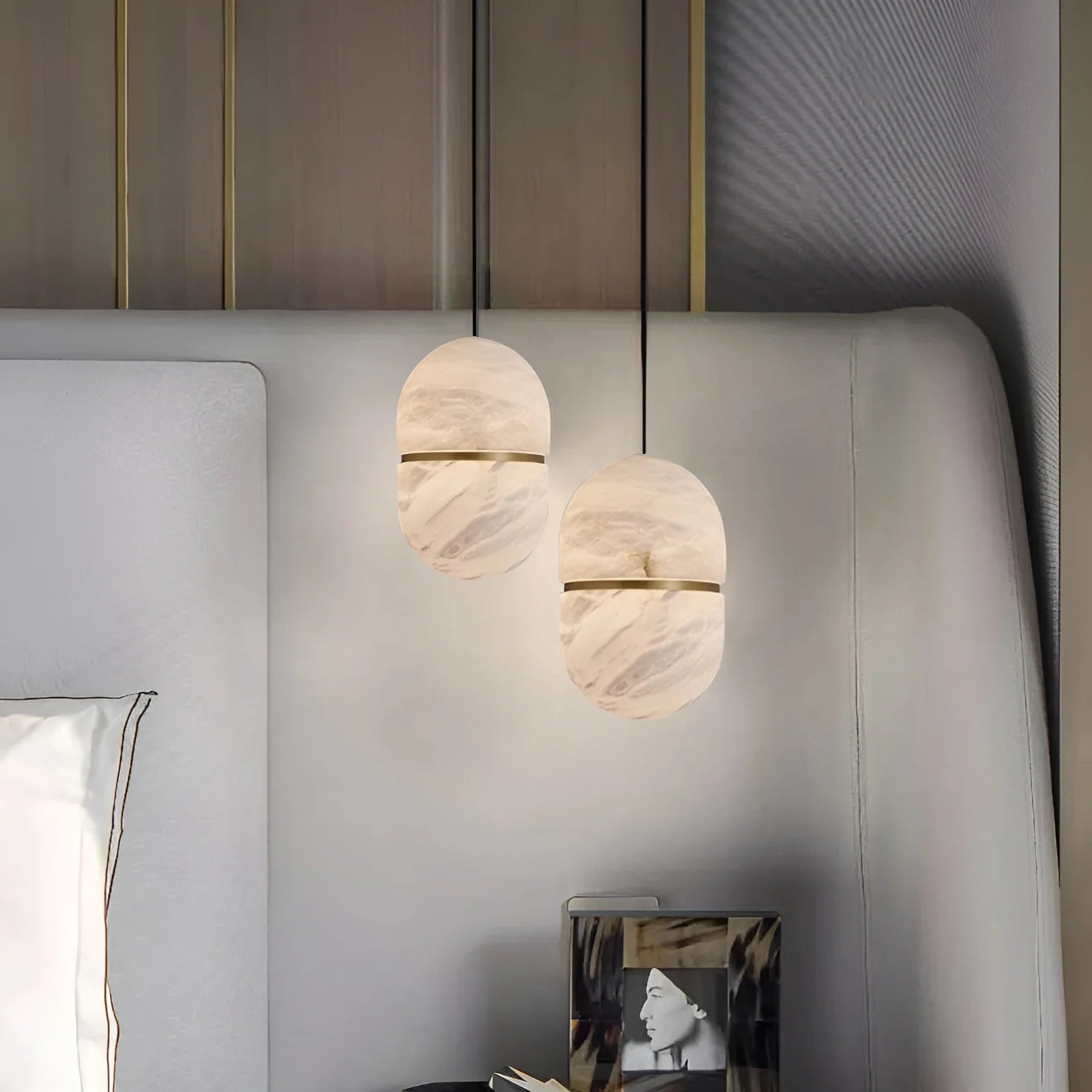 YUM Alabaster Pendant Light - Nuvé