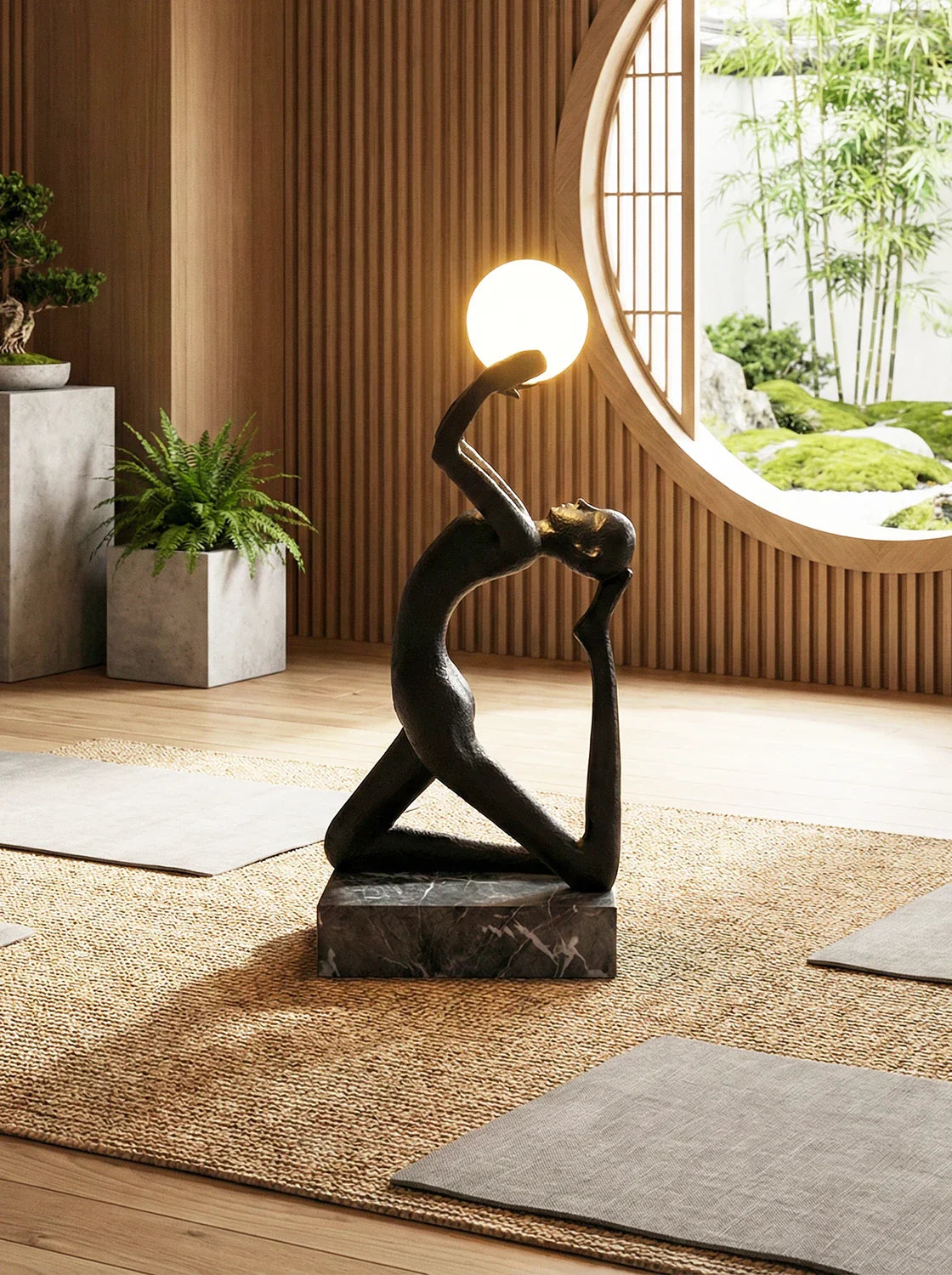 Yoga Sculpture Floor Lamp - Nuvé