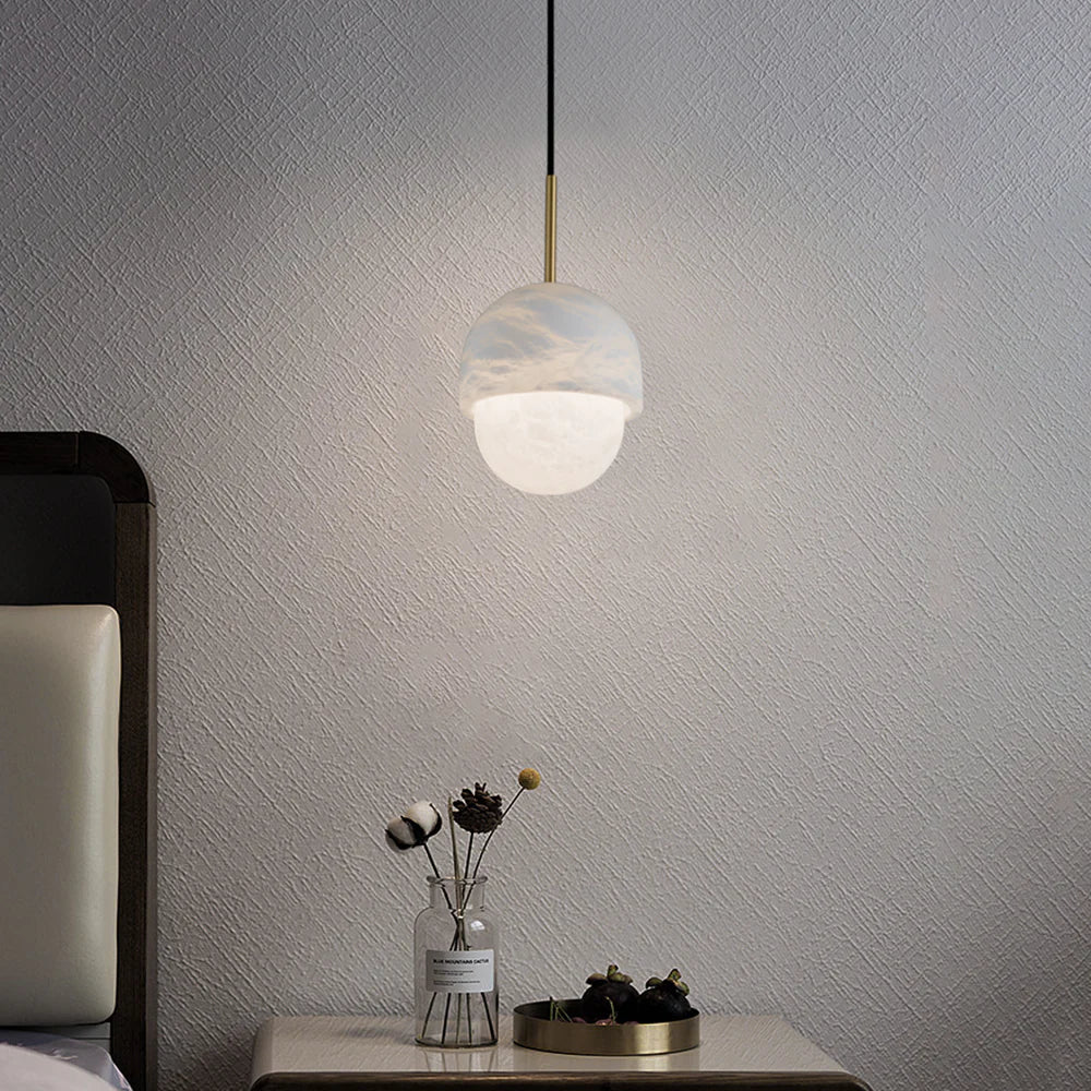 Modern Alabaster Yoko Pendant Lamp - Nuvé
