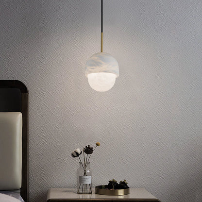 Modern Alabaster Yoko Pendant Lamp