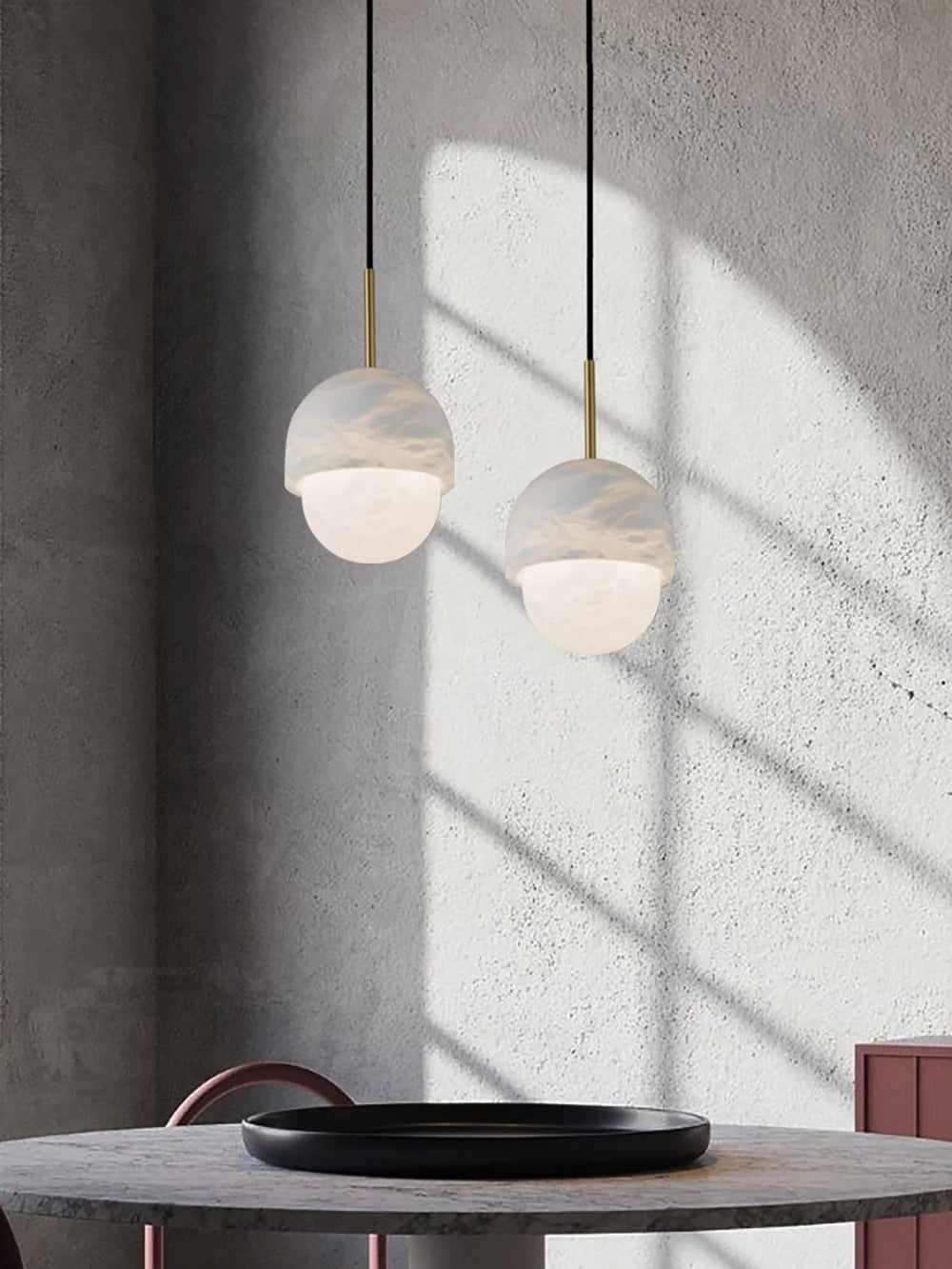 Modern Alabaster Yoko Pendant Lamp - Nuvé