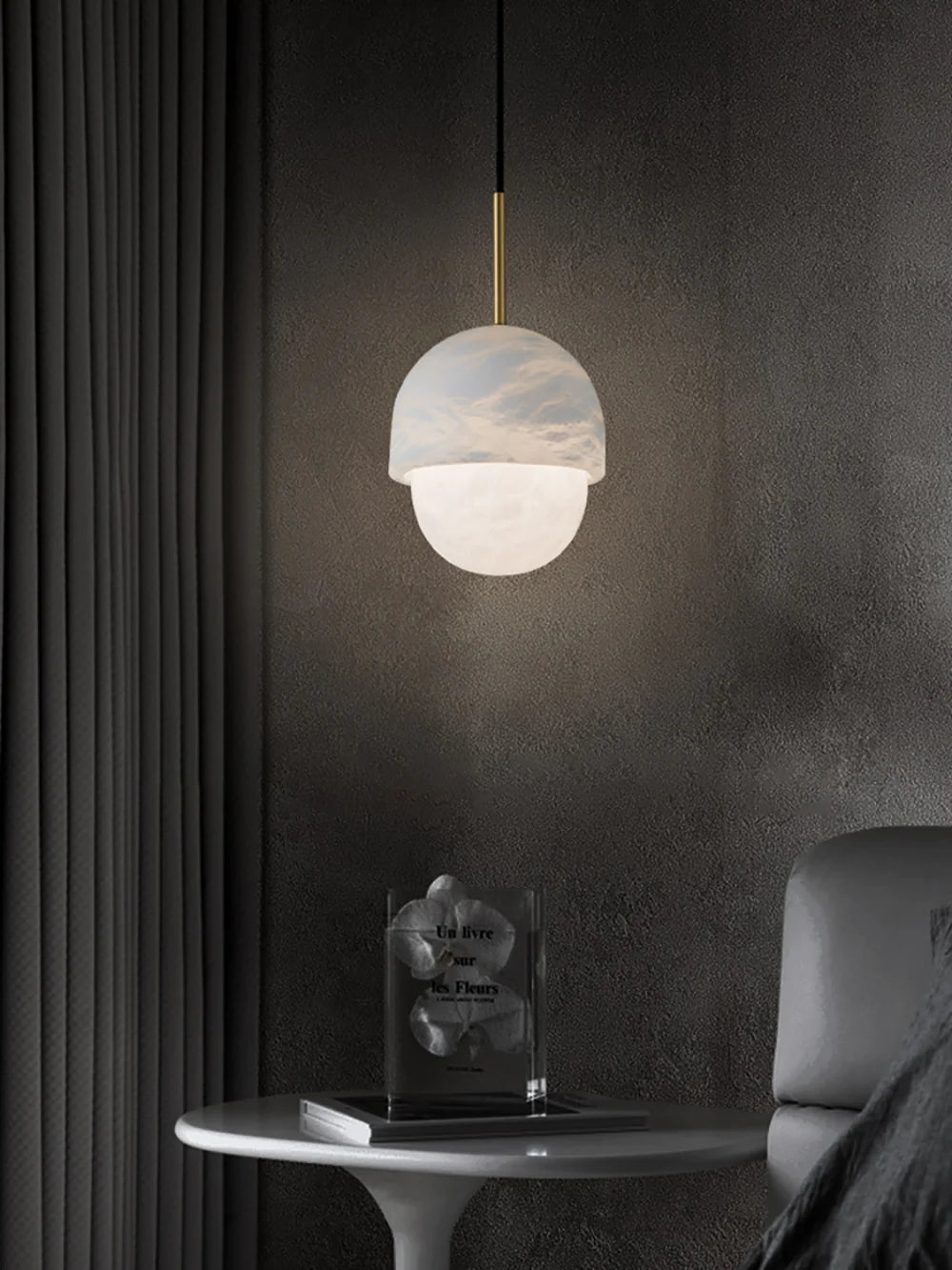 Modern Alabaster Yoko Pendant Lamp - Nuvé