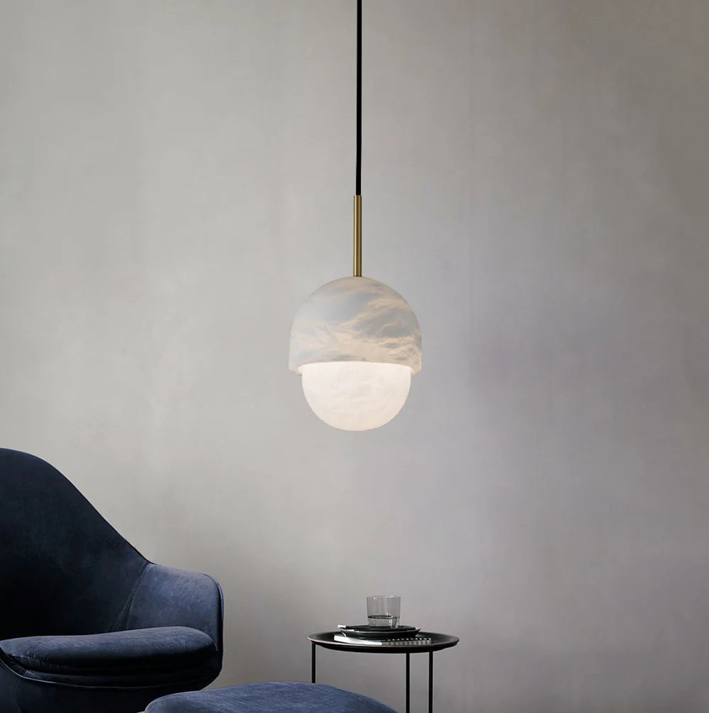 Modern Alabaster Yoko Pendant Lamp - Nuvé