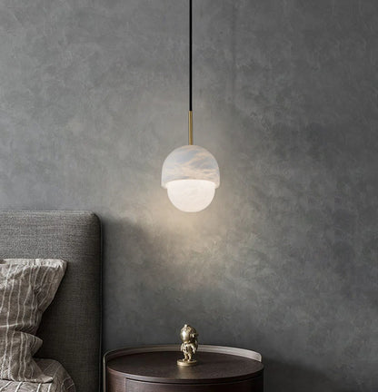 Modern Alabaster Yoko Pendant Lamp - Nuvé
