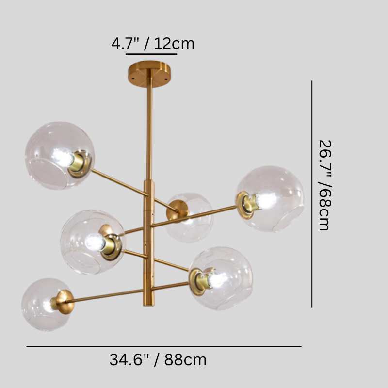 Hebrew Indoor Chandelier - Nuvé