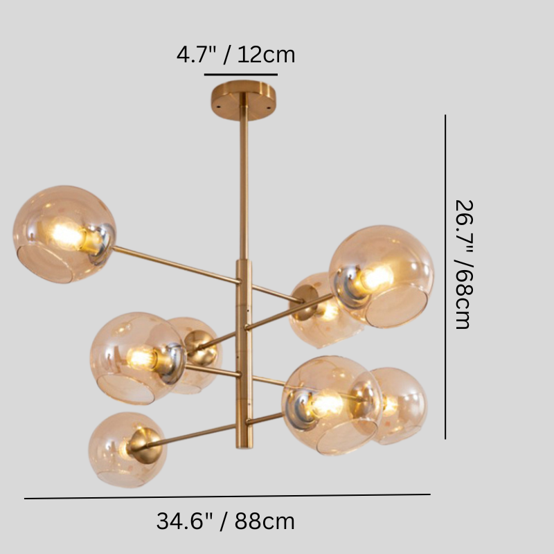 Hebrew Indoor Chandelier - Nuvé