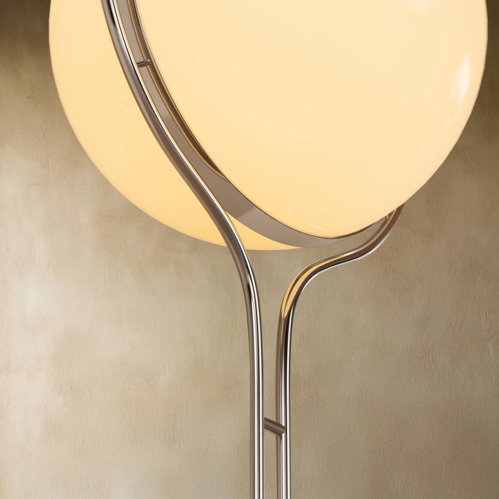 Modern Zuru Floor to Ceiling Lamp by Residence Supply with sleek design and tall standing lamp for living room or bedroom lighting.