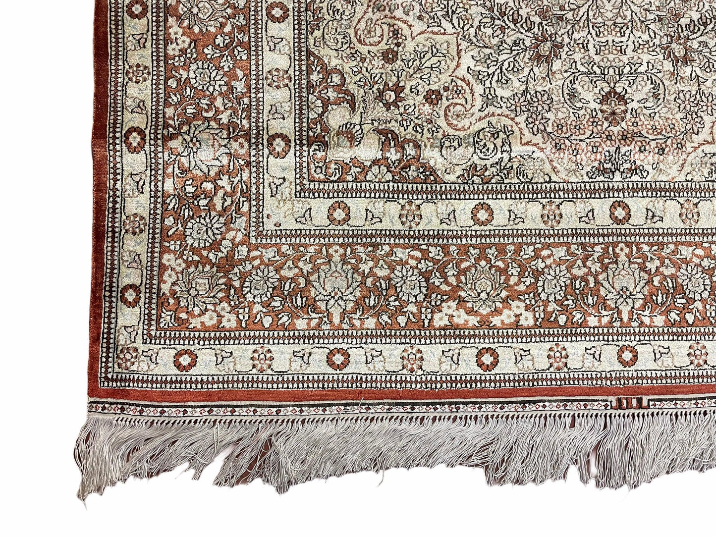 4' X 6' Vintage Fine Handmade Chinese Oriental Silk Rug 400 KPSI Wow - Nuvé