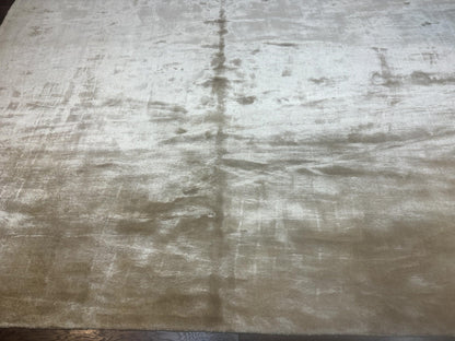 Silk Tibetan Rug 9x11, Handmade Silk Area Rug, Modern Contemporary Carpet - Nuvé