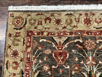 Pak Persian Mahal Rug 6x9, Floral Handmade Wool Traditional Oriental Carpet - Nuvé