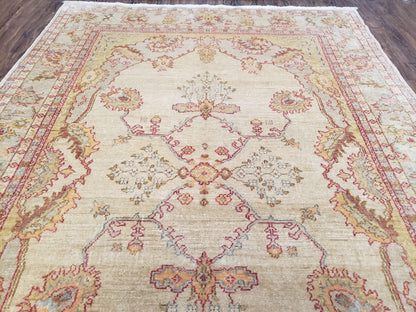 6x9 Turkish Oushak Rug, Wool Rug, Hand Knotted - Nuvé