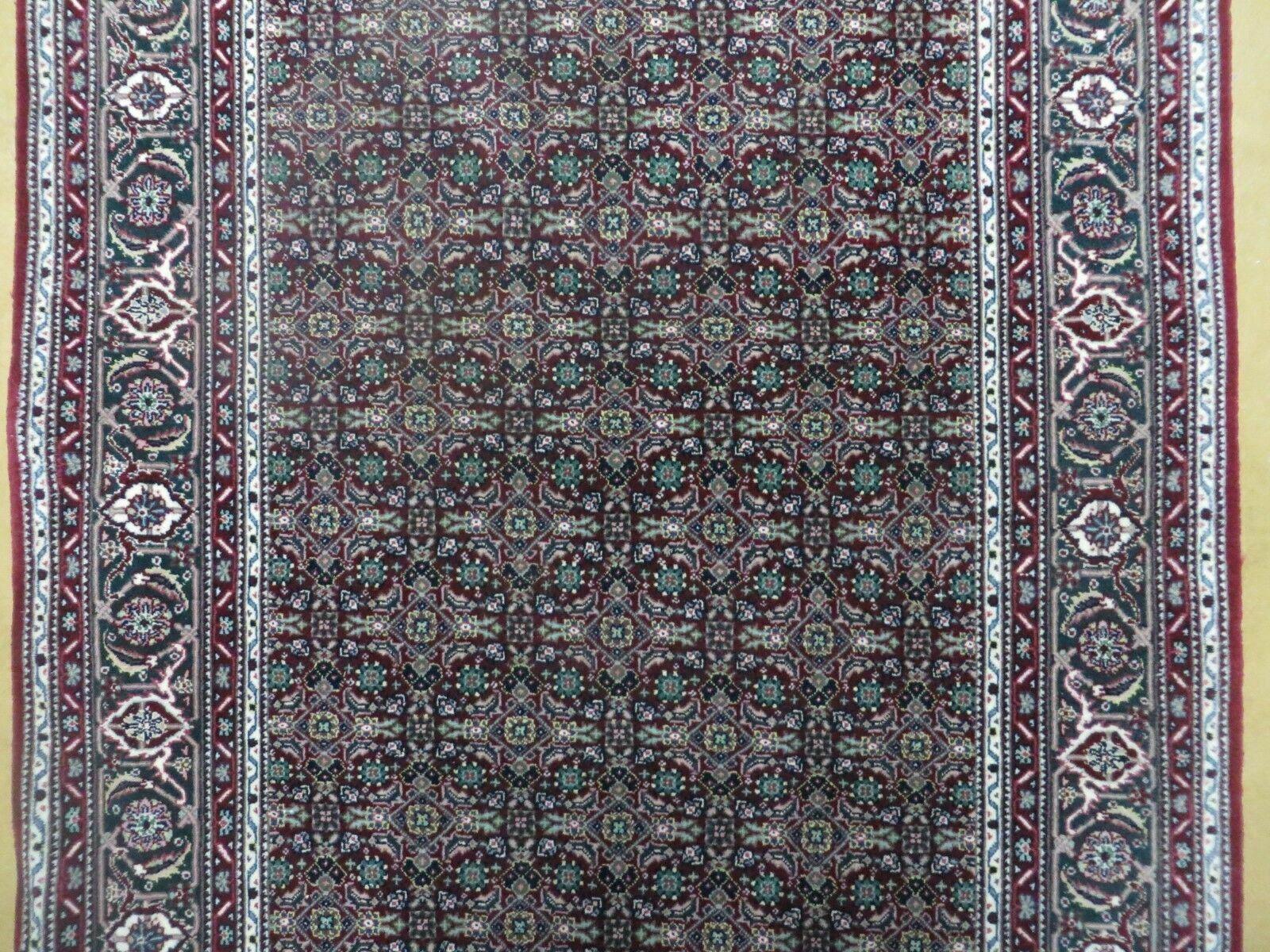 3' X 5' Vintage Fine Handmade Indian Amritsar Wool Silk Rug Nice - Nuvé