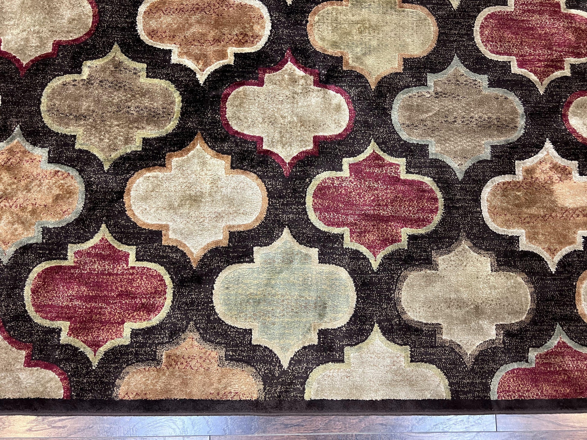 Panel Design Rug 5x7, Multicolor Contemporary Area Rug, Small Living Room Rug - Nuvé