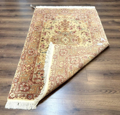 Sino Persian Rug 4x6, Wool and Silk Highlights, Fine 200 KPSI - Nuvé